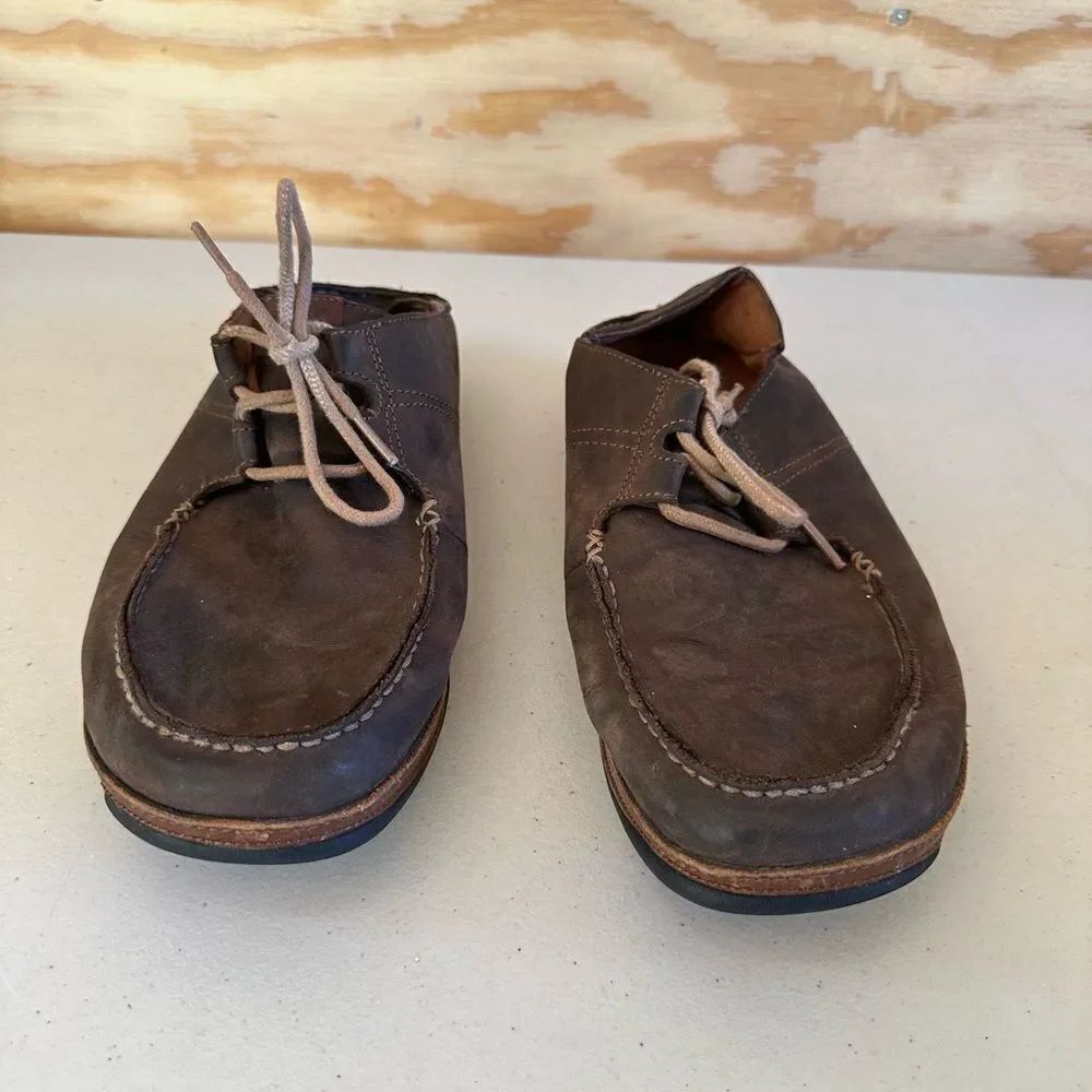 Olukia Men's Brown Leather Shoes